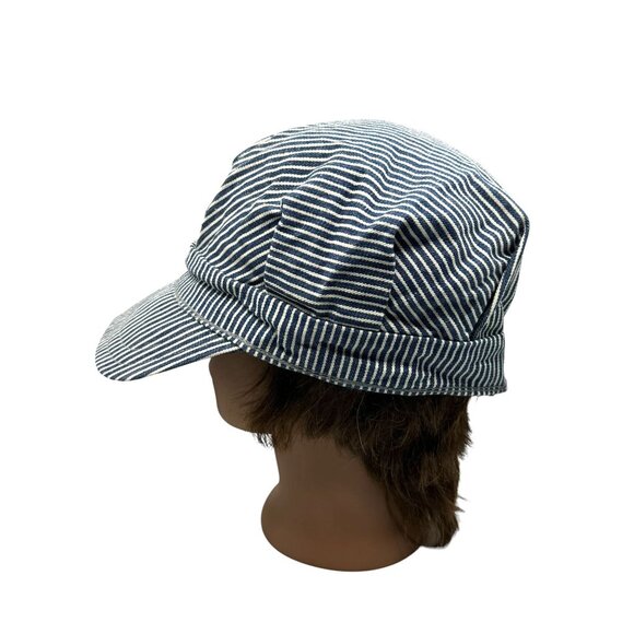 Bermuda Railway Co. Striped Engineer Cap - Picture 2 of 8